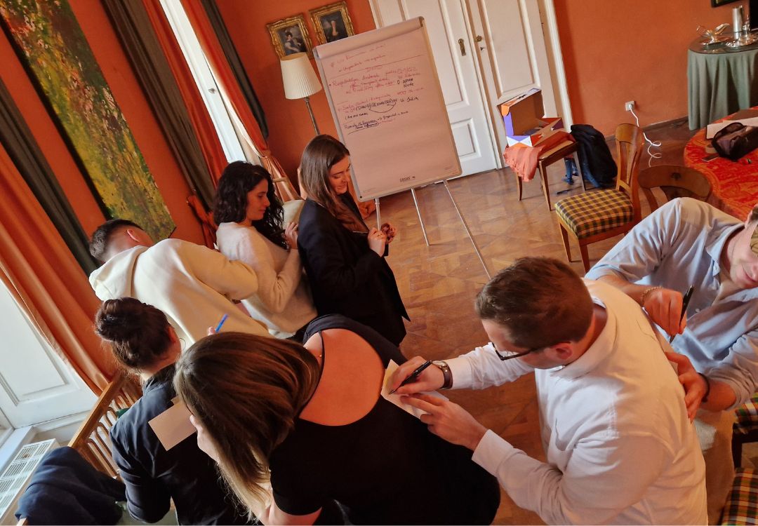 Full-day workshop of a Vienna utility company with flipchart at Hotel Springer Schlössl