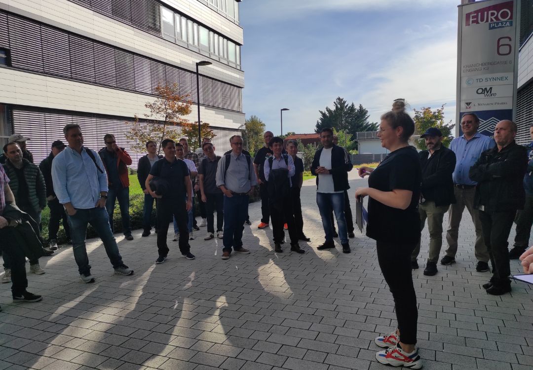 Bank employees during The Perfect Run at Hilton Vienna Stadtpark as a conference side programme