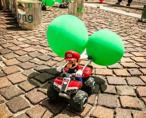 Mario Kart bei der City-Challenge in Innsbruck