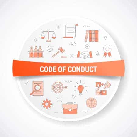 code of conduct infografik