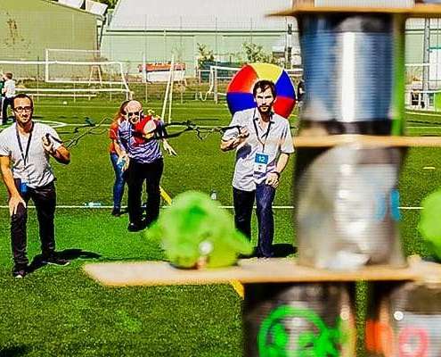 Teambuilding Aufgabe Happy Birds von teamazing