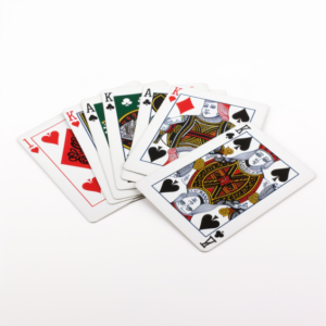 Spielkarten als Symbol für Spieleabende als Teambuilding